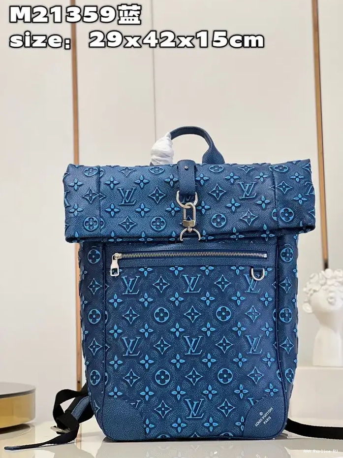 Aaa replica ru BACKPACK VUITTON ROLL TOP LOUIS 0612